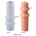 Silicone Mould Pillar Candle Design JSM63 - view 2