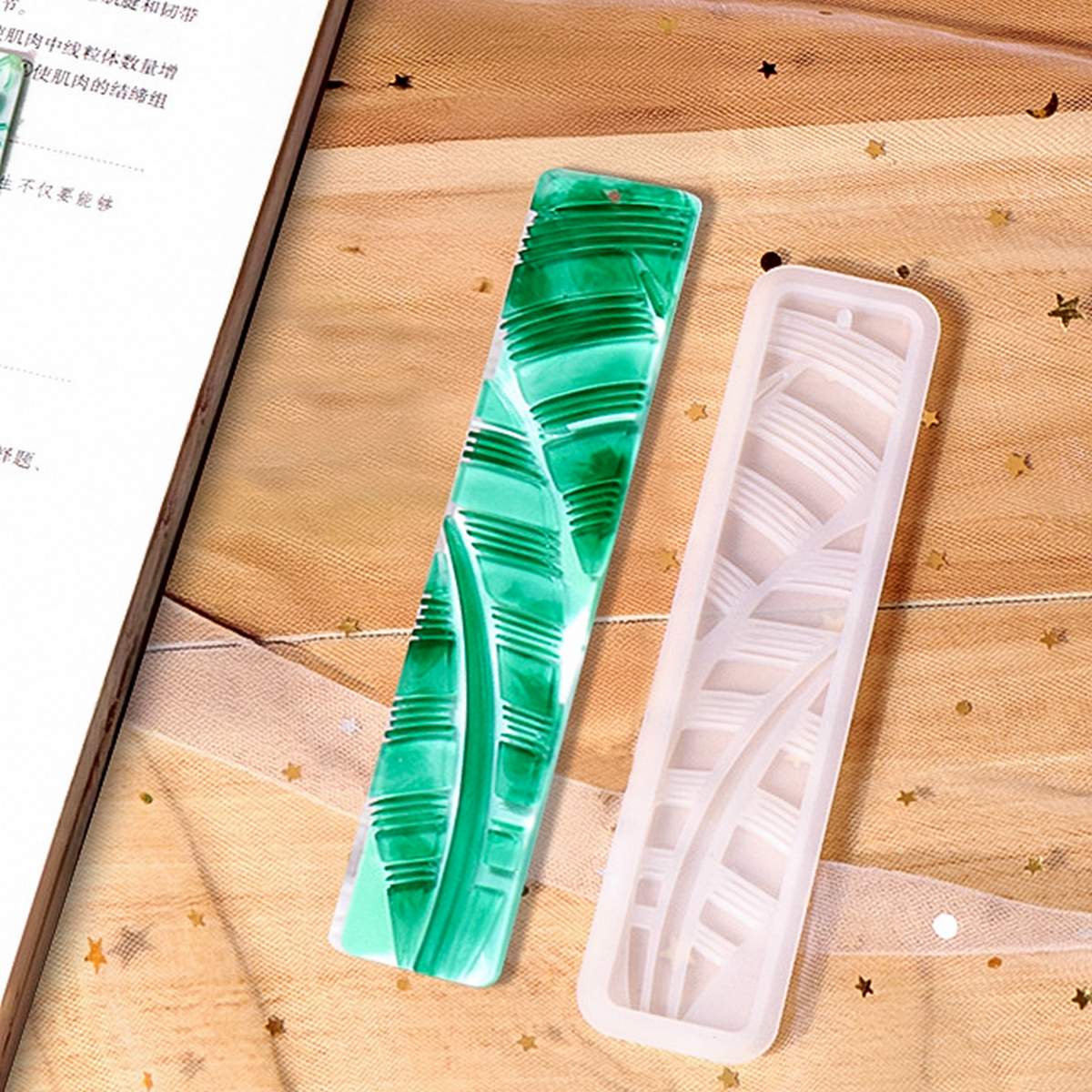 Silicone Mould Bookmark Design 2 JSM75