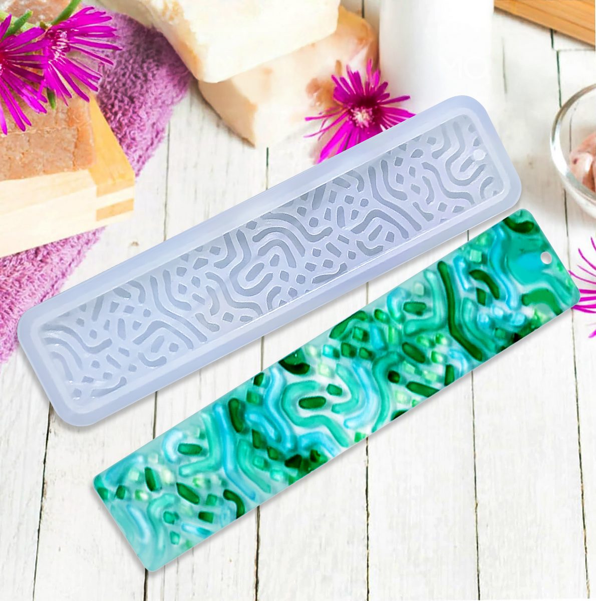 Silicone Mould Bookmark Design 1 JSM77
