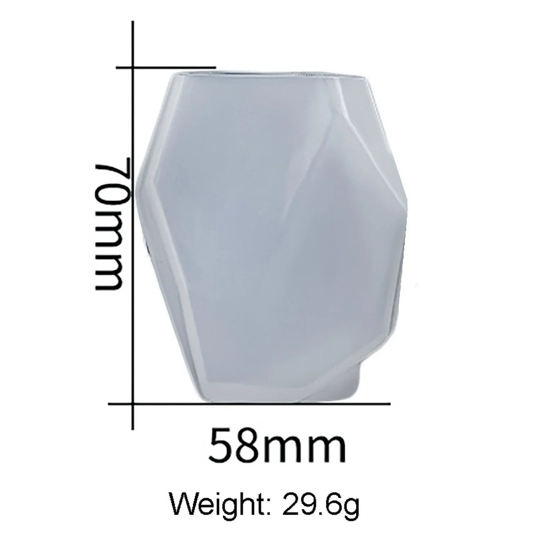 Candle & Resin Silicone Mould Stone JSM80 l Pack of 1