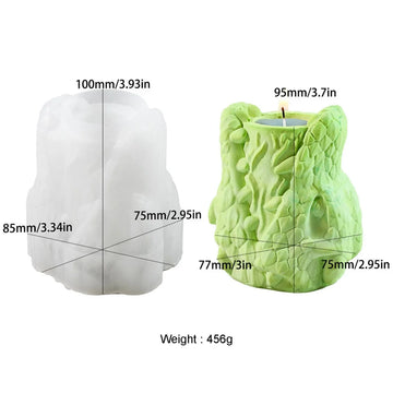 Candle & Resin  Silicone Mould Candle Pot JSM84 l Pack of 1