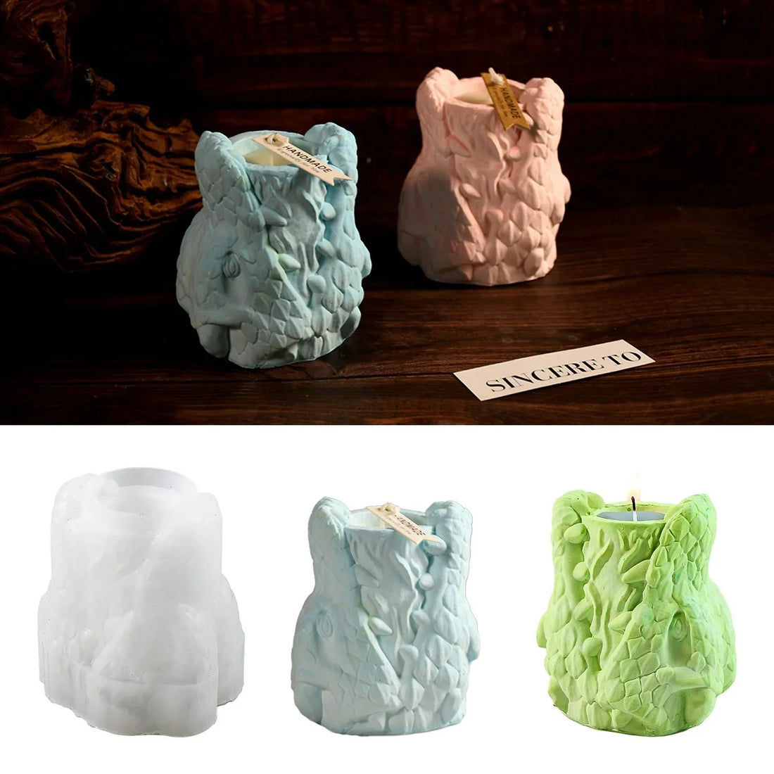 Candle & Resin  Silicone Mould Candle Pot JSM84 l Pack of 1