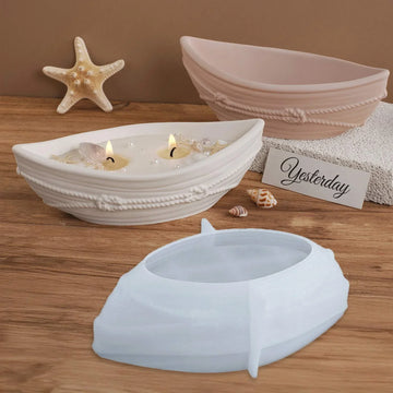 Candle & Resin Silicone Mould Boat Candle Pot JSM85 l Pack of 1