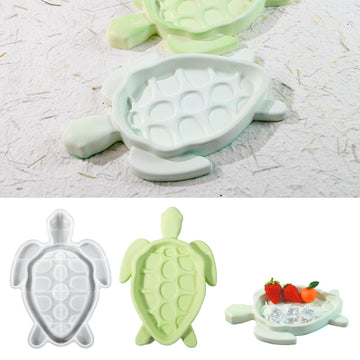 Candle & Resin  Silicone Mould Tortoise Tray l Pack of 1