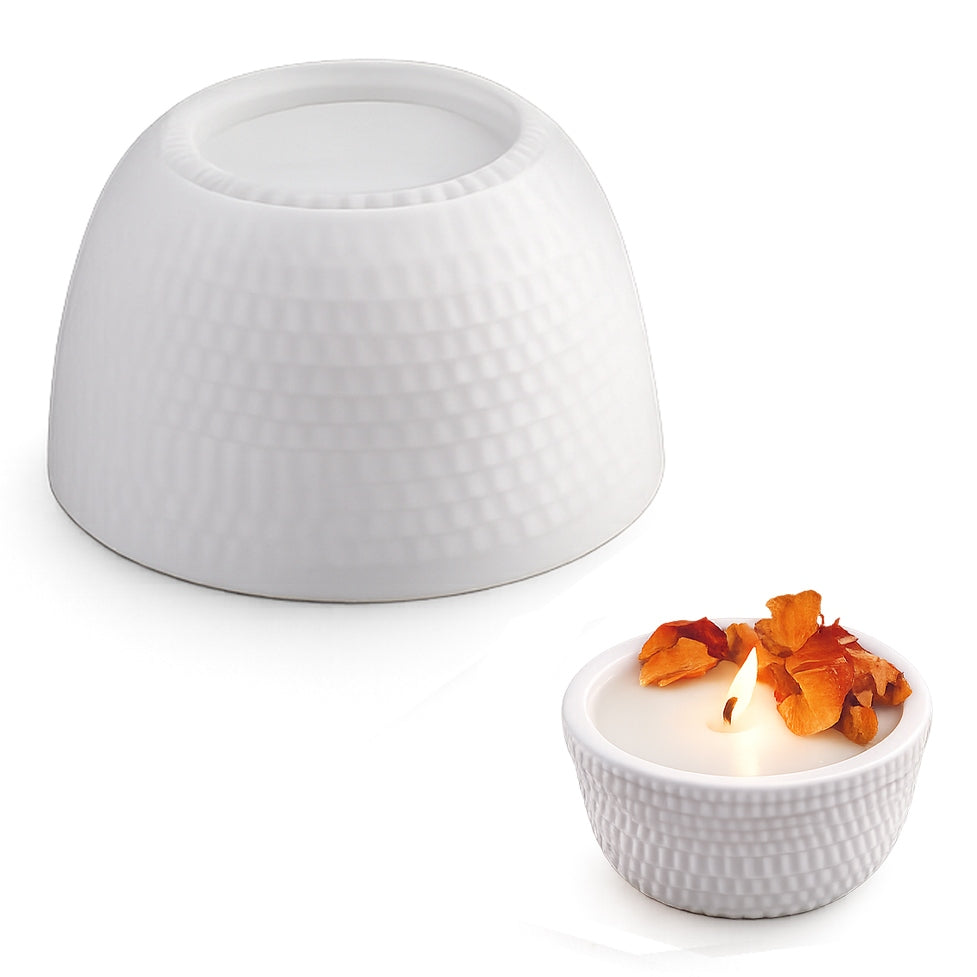Dome Bowl Shape Silicone Candle Mould