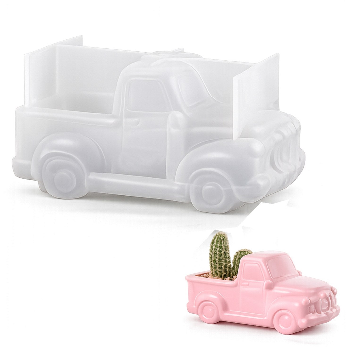 Vintage Car Shape Silicone Candle Mould