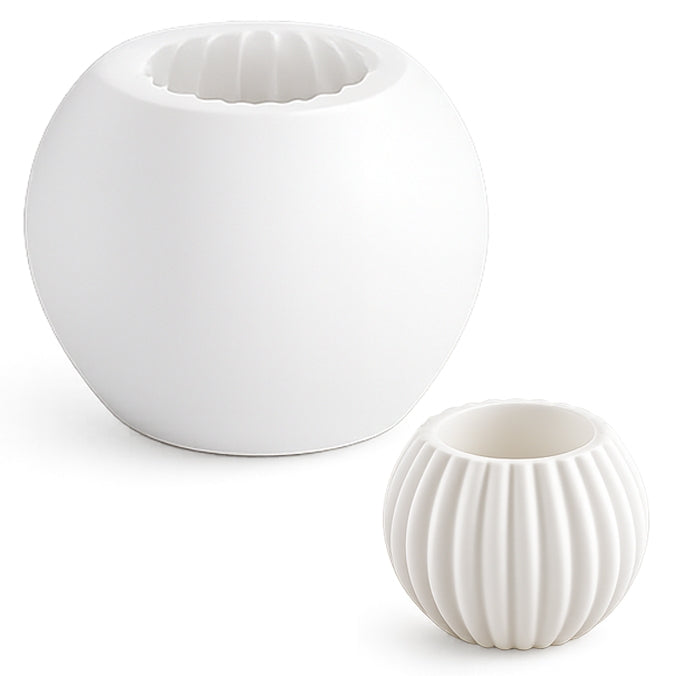 Small Round Silicone Candle Pot Mould