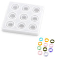 9-Cavity Round Bead Silicone Resin Mould