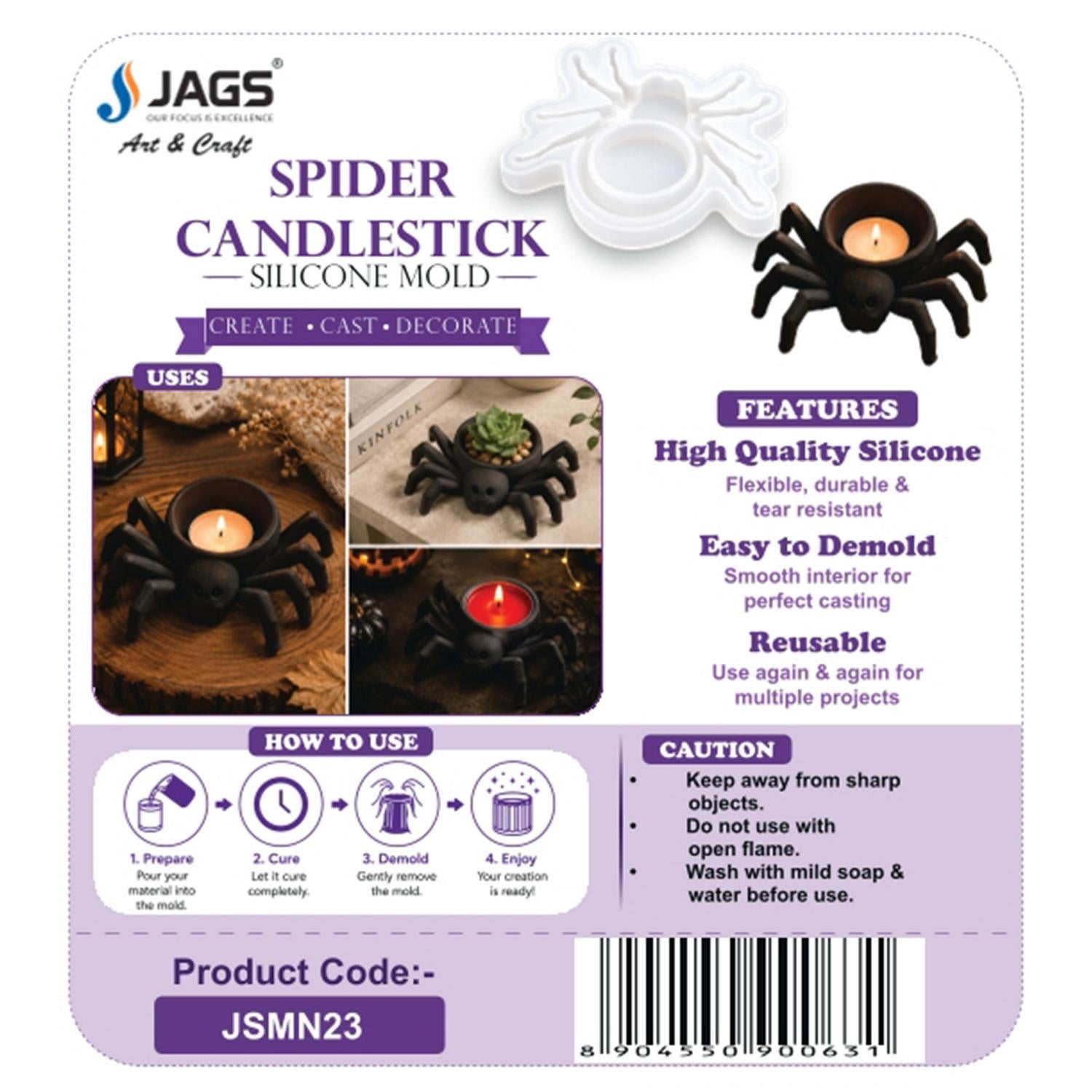 Butterfly Shape Silicone Candle Mould - angle 2
