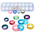 14-Cavity Ring Silicone Resin Mould