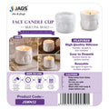 Drip-Melt Round Candle Pot Silicone Mould - angle 2