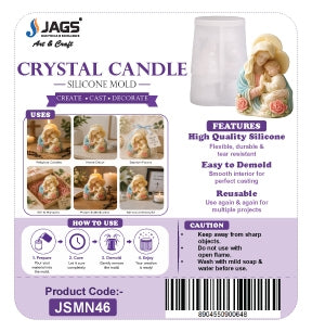 Angel Girl Figurine Silicone Candle Mould