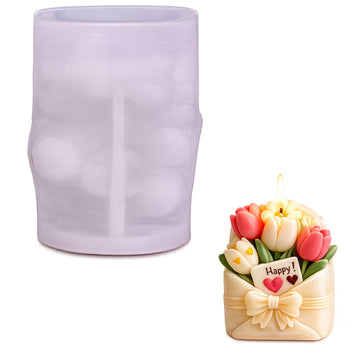 Flower Bouquet Silicone Candle Mould