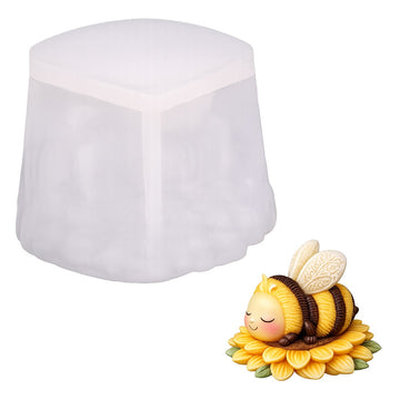Honeycomb Bee Pillar Silicone Candle Mould