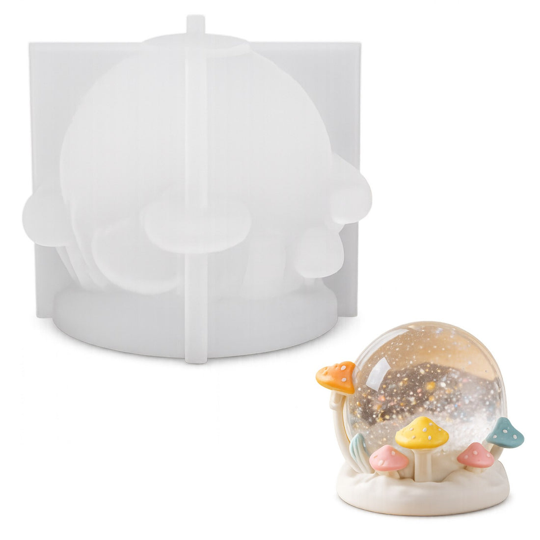 Snow Globe Silicone Candle Mould