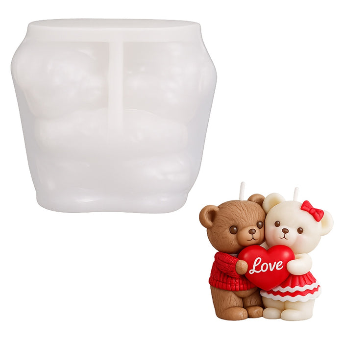 Candle & Resin  Silicone Mould Teddy  shape l Pack of 1