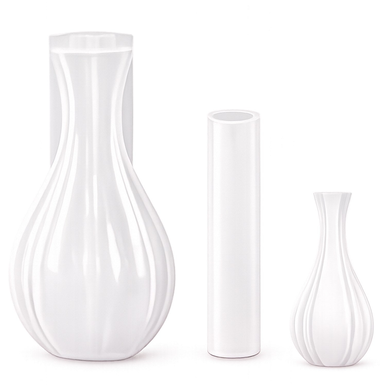 Bud Vase Trio Silicone Candle Mould