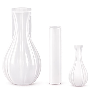 Bud Vase Trio Silicone Candle Mould