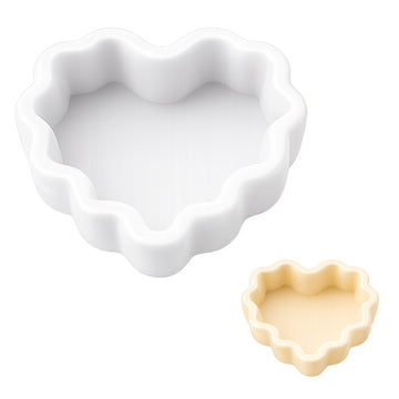 Scalloped Heart Dish Silicone Mould