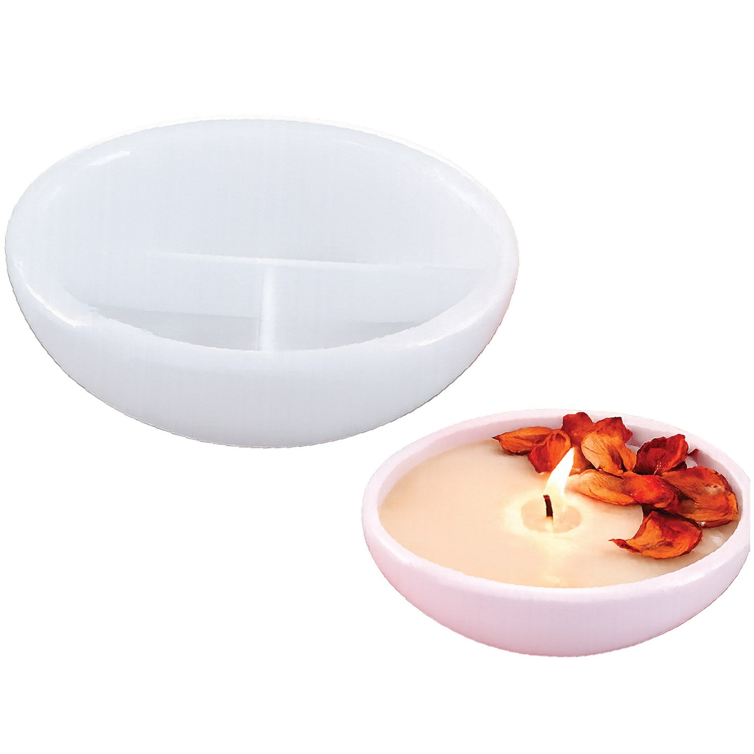 Round Divided Platter Silicone Mould
