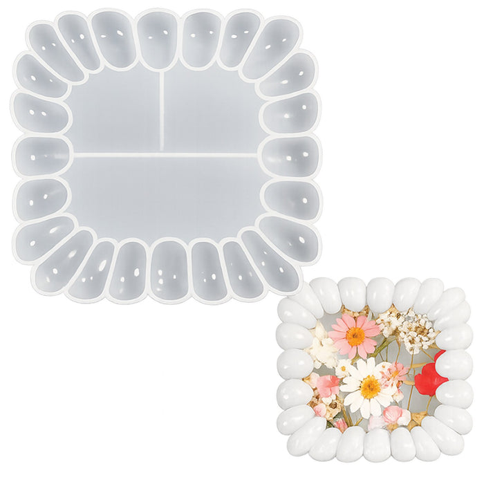 Candle & Resin Silicone Mould Frame Bubble JSND03 l Pack of 1