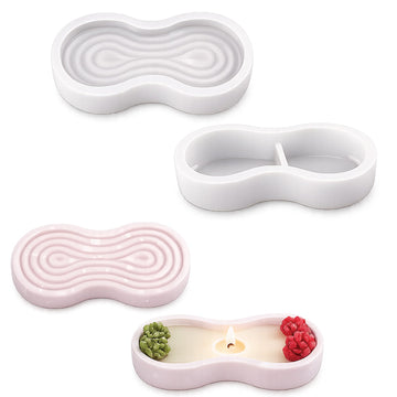 Candle & Resin Silicone Mould Bow Tie Candle Pot JSND125 l Pack of 1