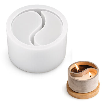 Candle & Resin Silicone Mould Round Tealight Holder JSND129 l Pack of 1