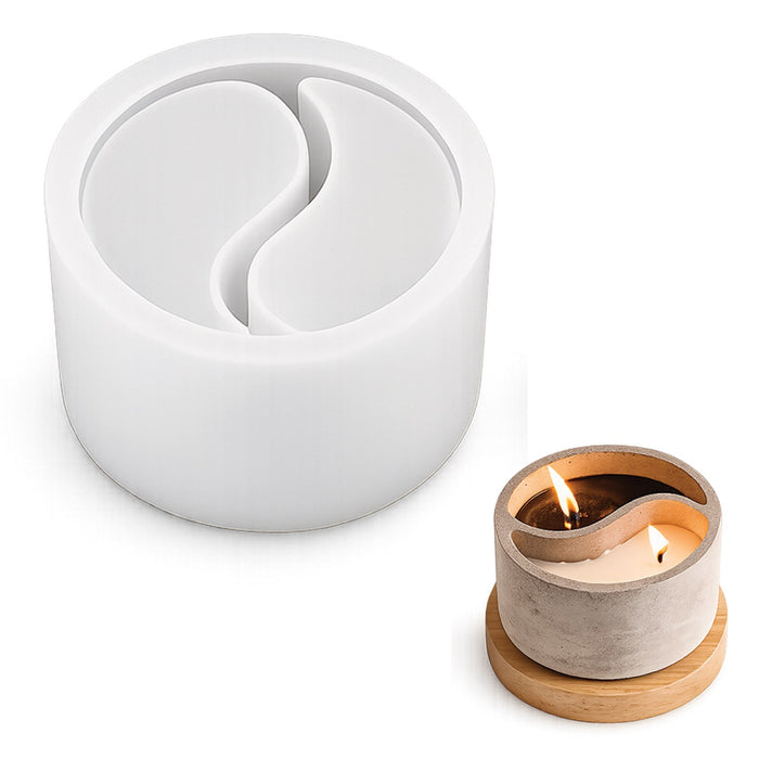 Candle & Resin Silicone Mould Round Tealight Holder JSND129 l Pack of 1