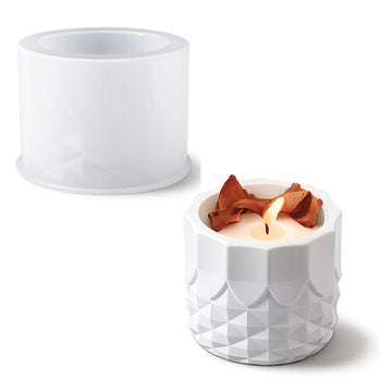 Candle & Resin Silicone Mould Jar Candle Pot JSND131 l Pack of 1