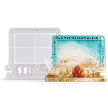 Candle & Resin Silicone Mould You & Me Photo Frame JSND25 l Pack of 1