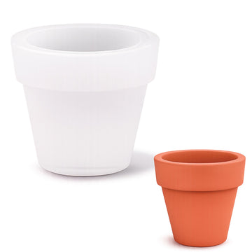 Candle & Resin Silicone Mould Pots Shaped Candle Holder Small JSND41 l Pack of 1