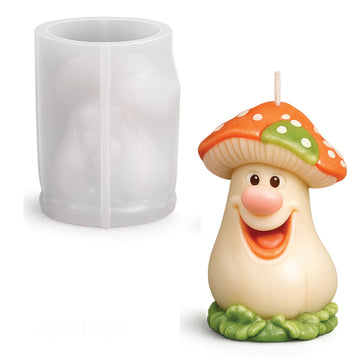 Candle & Resin Silicone Mould Candle Making Mushroom JSND65 l Pack of 1