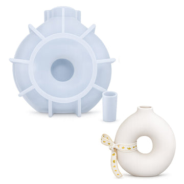Candle & Resin Silicone Mould Donut Pot JSND76 l Pack of 1