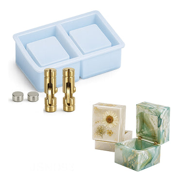 Candle & Resin Silicone Mould Storage Box Square Shape JSND93 l Pack of 1