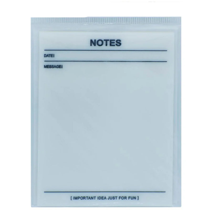 Transparent 3X4 sticky notes for planning activities | Pack of 1 contains 50 sheets
