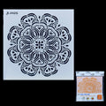 Mandala Pattern Stencil 12x12 Inch Design 1