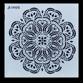 Mandala Pattern Stencil 12x12 Inch Design 1 angle 3