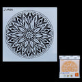 Mandala Pattern Stencil 12x12 Inch Design 2