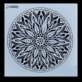 Mandala Pattern Stencil 12x12 Inch Design 2 angle 3