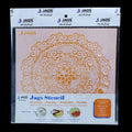Mandala Pattern Stencil 12x12 Inch Design 3 angle 2