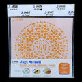 Mandala Pattern Stencil 12x12 Inch Design 4 angle 2