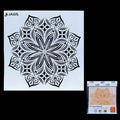 Mandala Pattern Stencil 12x12 Inch Design 6