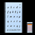 Alphabet Letter Stencil 4x7 Inch Design No 9