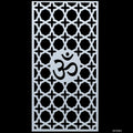 OM Symbol Plastic Stencil 4x8 Inch