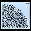 Mandala Design Stencil 8x8 Inch Design 1 angle 3