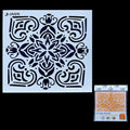 Mandala Design Stencil 8x8 Inch Design 4