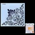 Mandala Design Stencil 8x8 Inch Design 5