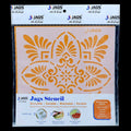 Mandala Design Stencil 8x8 Inch Design 6 angle 2
