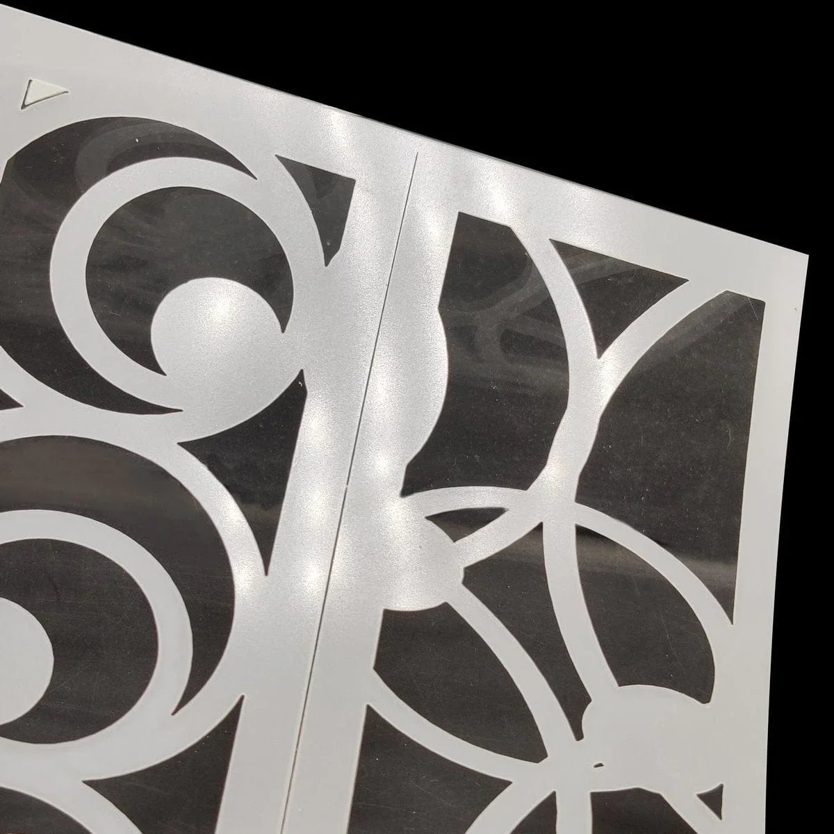 Jags Stencil Plastic Border 4in1 2x8 Inch JSPB2X8