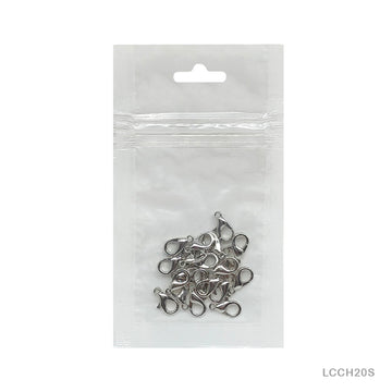 Lcch20S 25Pc Silver 12Mm Lobster Clasps Claw Hooks